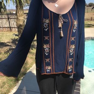 Forever21 Blue blouse